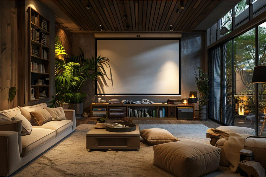 movie room projector